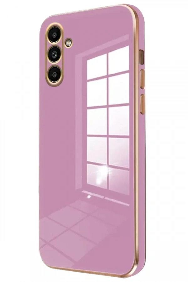 Samsung Galaxy A55 5G Kılıf Volet Silikon - Mor