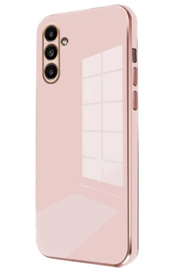 Samsung Galaxy A55 5G Kılıf Volet Silikon - Pembe