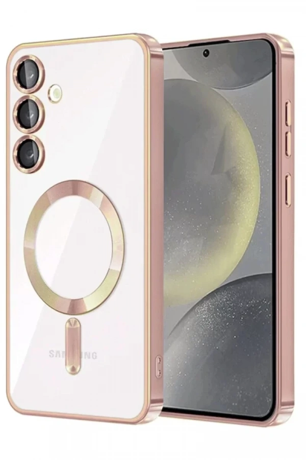 Samsung Galaxy A55 5G Kross Magneticsafe Kapak - Rose