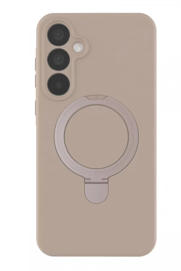 Samsung Galaxy A55 5G Regal Magsafe Standlı Kapak - Çöl Titanyum