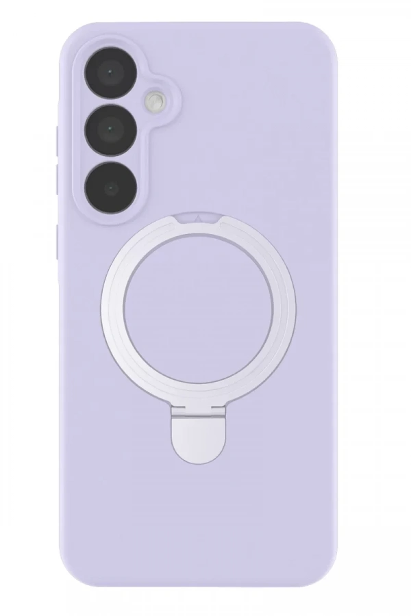 Samsung Galaxy A55 5G Regal Magsafe Standlı Kapak - Lila