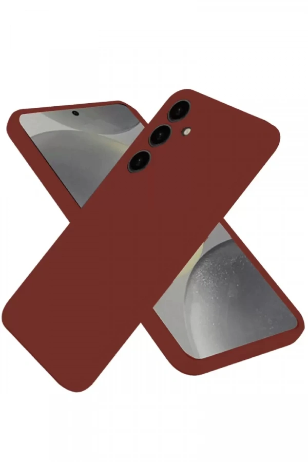 Samsung Galaxy A56 Kılıf First Silikon - Bordo