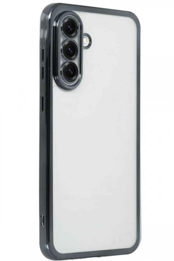 Samsung Galaxy A56 Kılıf Lensli Silikon - Siyah