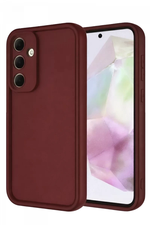 Samsung Galaxy A56 Kılıf Viera Silikon - Bordo