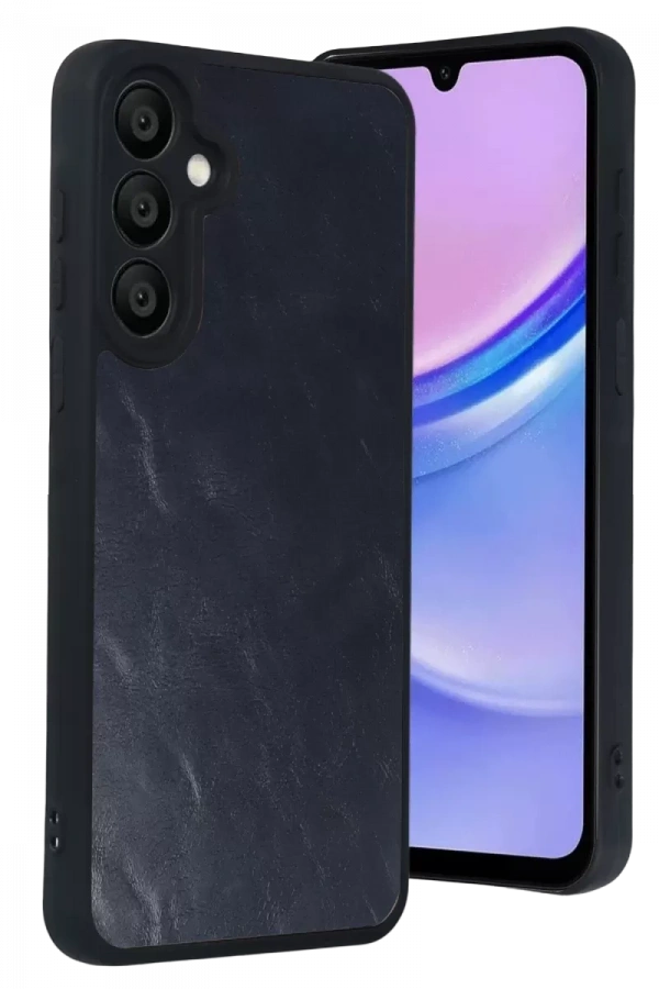 Samsung Galaxy A57 5G Aras Deri Kapak - Lacivert