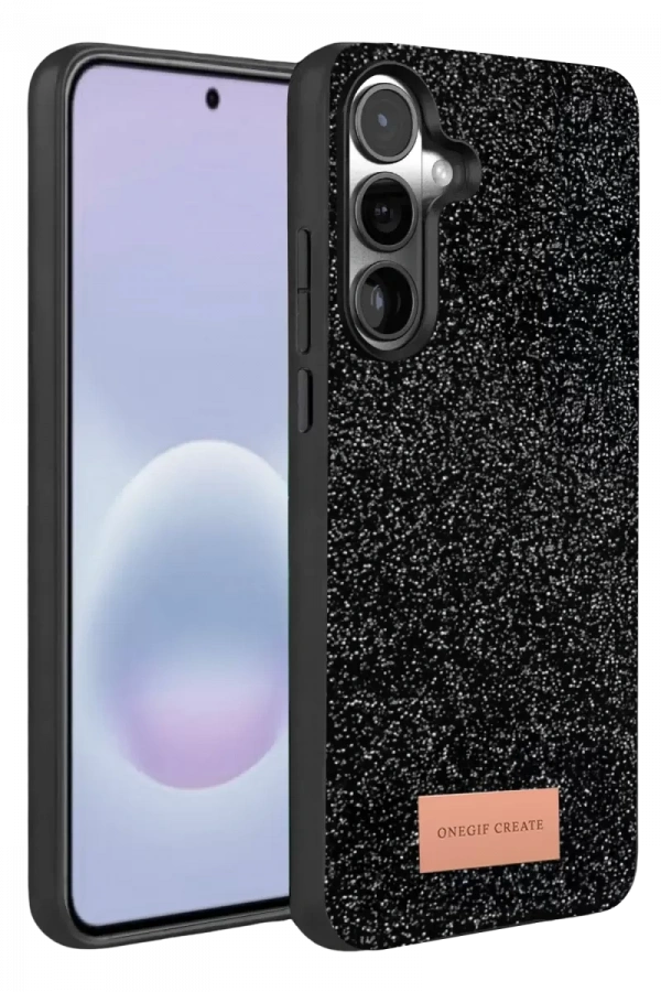 Samsung Galaxy A57 5G Bright Simli Kapak - Siyah