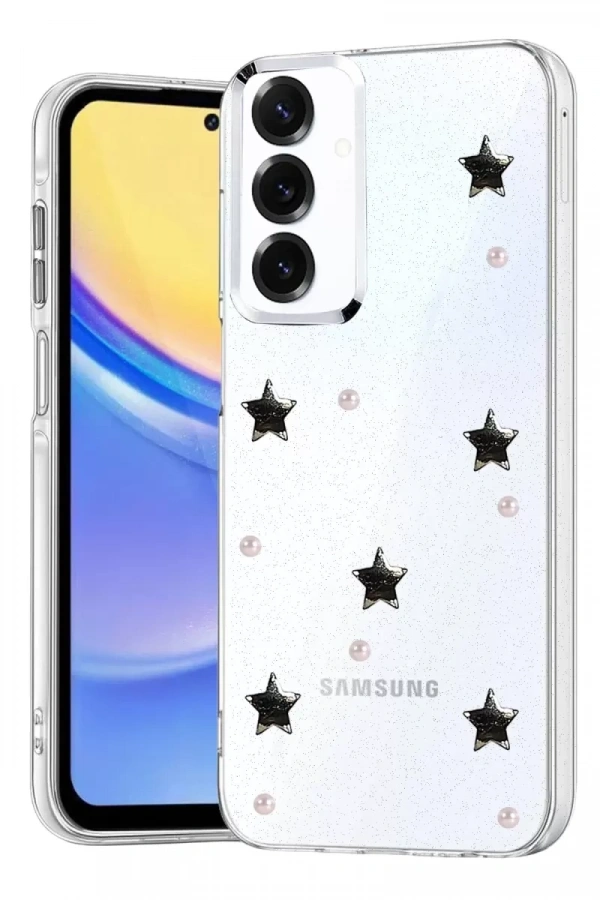 Samsung Galaxy A57 5G Fiyonk Desenli Kapak - Desen 7