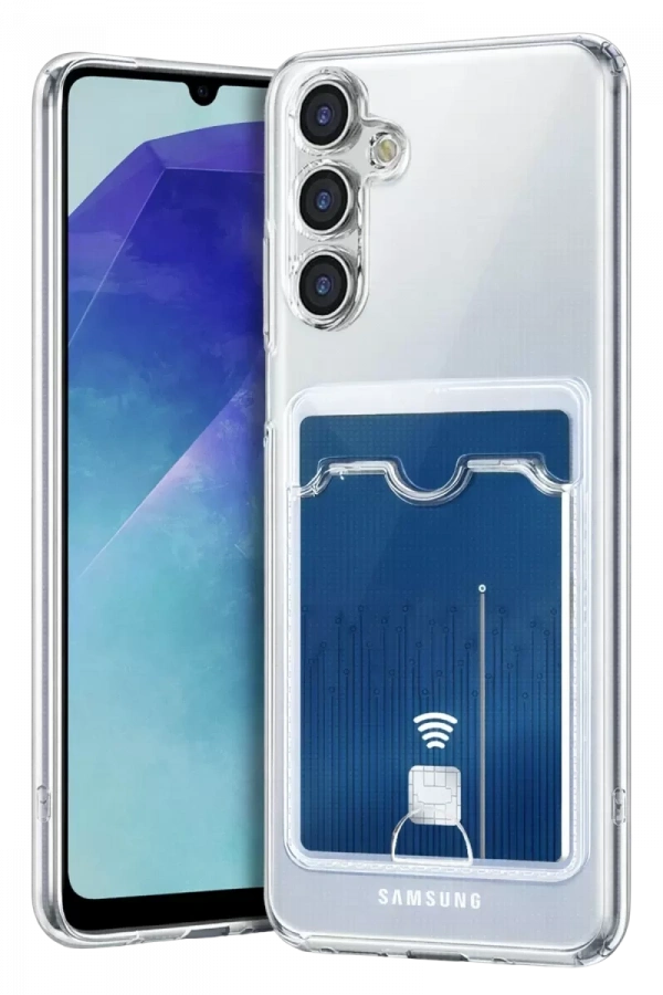 Samsung Galaxy A57 5G Kart Şeffaf Silikon - Şeffaf