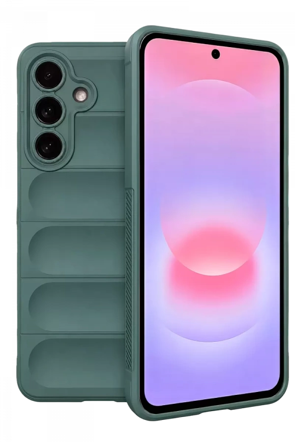 Samsung Galaxy A57 5G Optimum Silikon - Koyu Yeşil