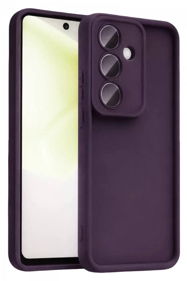 Samsung Galaxy A57 5G Viera Silikon - Mürdüm