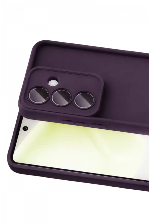 Samsung Galaxy A57 5G Viera Silikon - Mürdüm