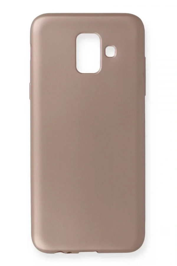 Samsung Galaxy A6 2018 Kılıf First Silikon - Rose Gold