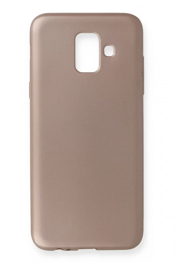 Samsung Galaxy A6 2018 Kılıf First Silikon - Rose Gold