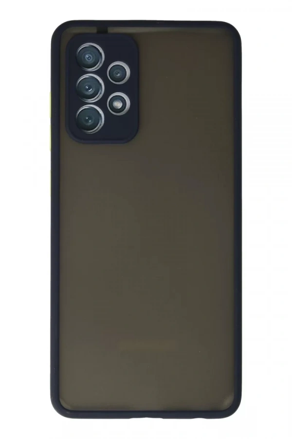 Samsung Galaxy A72 Kılıf Montreal Silikon Kapak - Lacivert