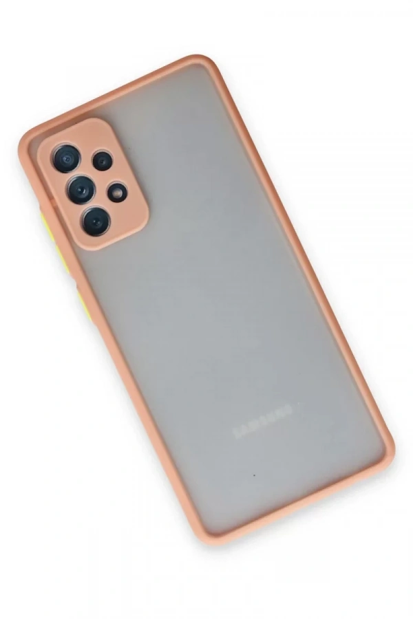 Samsung Galaxy A72 Kılıf Montreal Silikon Kapak - Pembe