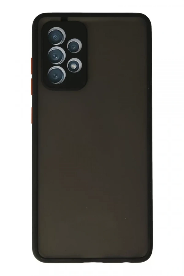 Samsung Galaxy A72 Kılıf Montreal Silikon Kapak - Siyah