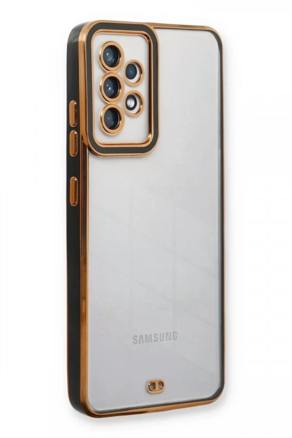 Samsung Galaxy A73 5G Kılıf Liva Lens Silikon - Siyah
