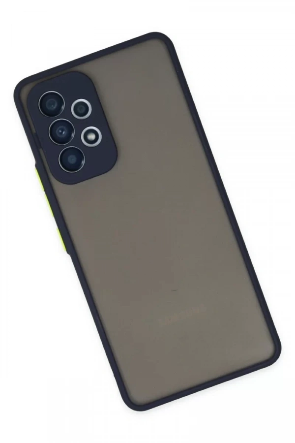 Samsung Galaxy A73 5G Kılıf Montreal Silikon Kapak - Lacivert