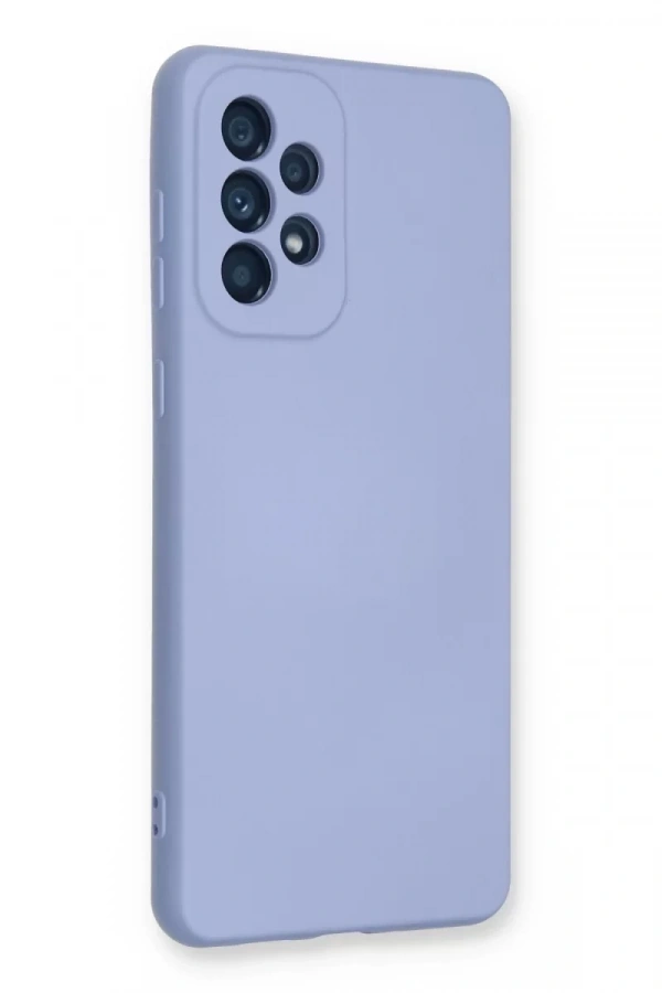 Samsung Galaxy A73 5G Kılıf Nano içi Kadife Silikon - Lila
