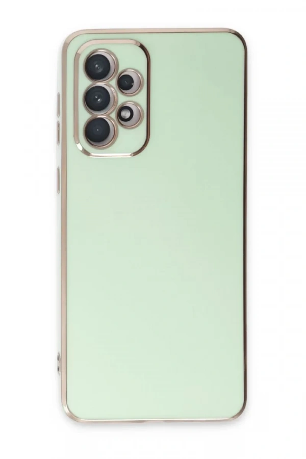 Samsung Galaxy A73 5G Kılıf Volet Silikon - Açık Yeşil