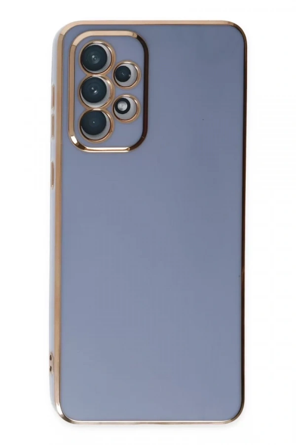 Samsung Galaxy A73 5G Kılıf Volet Silikon - Mavi