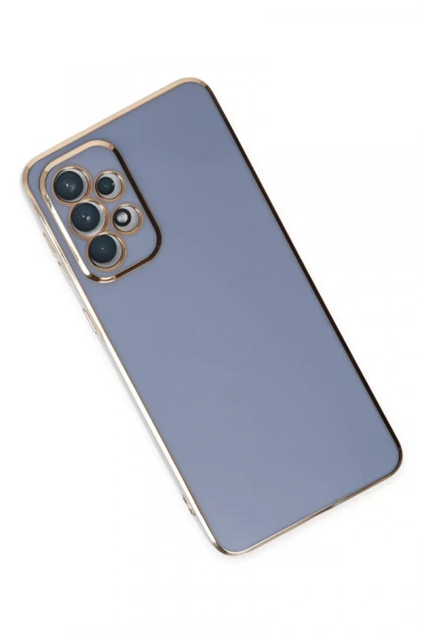 Samsung Galaxy A73 5G Kılıf Volet Silikon - Mavi