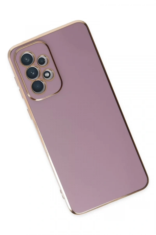 Samsung Galaxy A73 5G Kılıf Volet Silikon - Mor