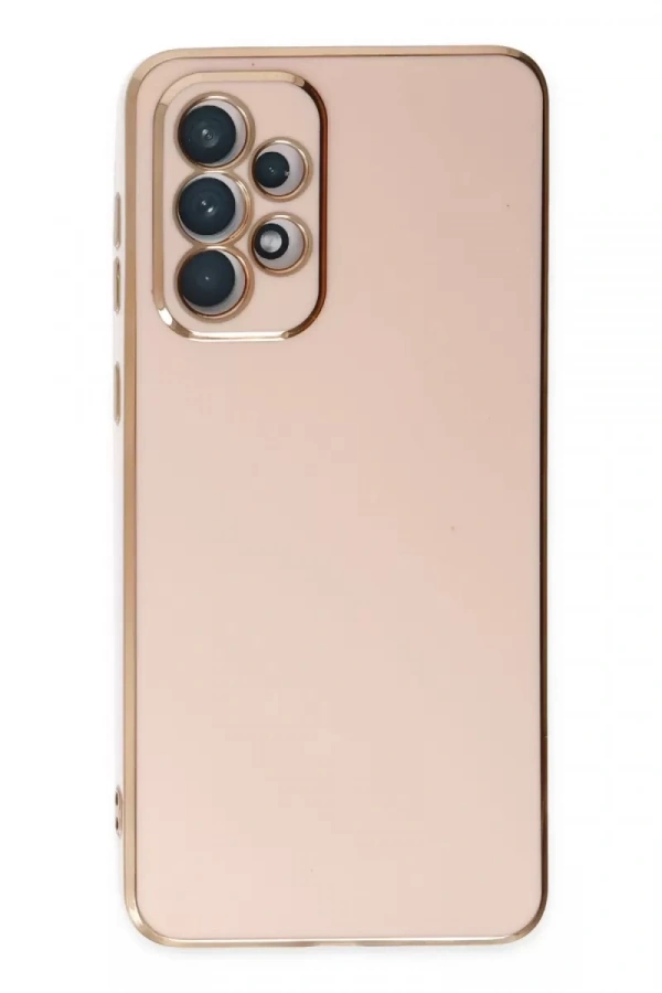 Samsung Galaxy A73 5G Kılıf Volet Silikon - Pembe