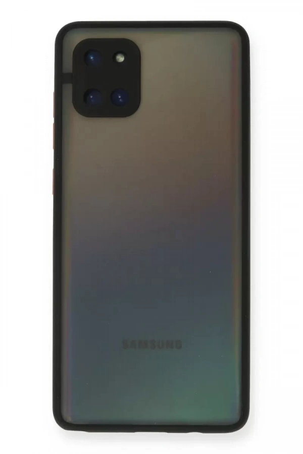 Samsung Galaxy A81 / Note 10 Lite Kılıf Montreal Silikon Kapak - Siyah
