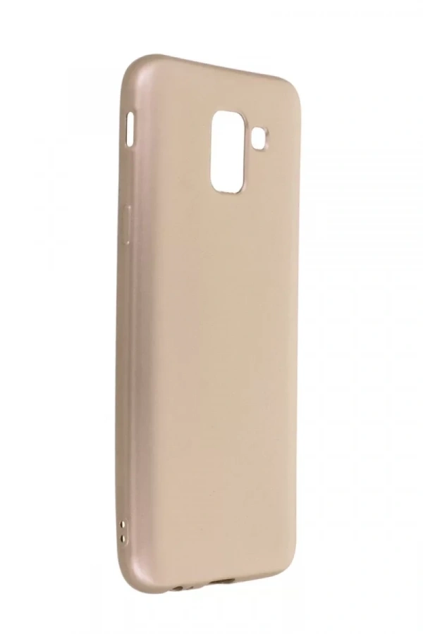 Samsung Galaxy J6 Kılıf First Silikon - Gold