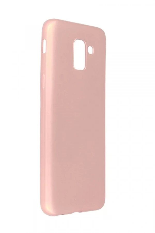 Samsung Galaxy J6 Kılıf First Silikon - Rose Gold