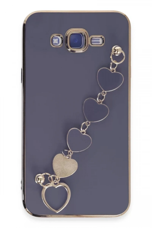 Samsung Galaxy J7 Kılıf Esila Silikon - Gri