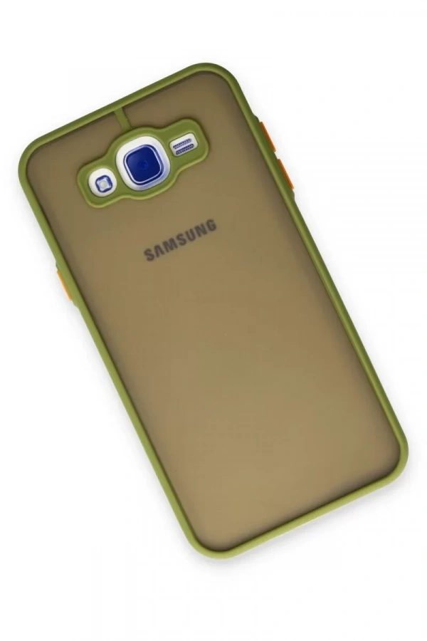 Samsung Galaxy J7 Kılıf Montreal Silikon Kapak - Açık Yeşil