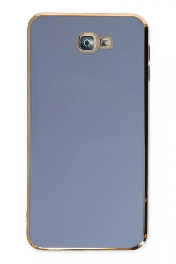 Samsung Galaxy J7 Prime Kılıf Volet Silikon - Mavi