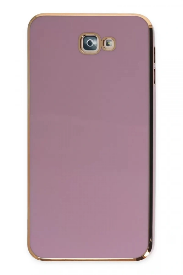 Samsung Galaxy J7 Prime Kılıf Volet Silikon - Mor
