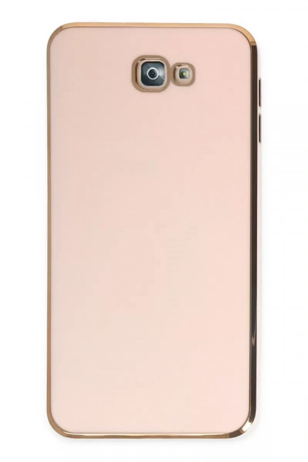 Samsung Galaxy J7 Prime Kılıf Volet Silikon - Pembe