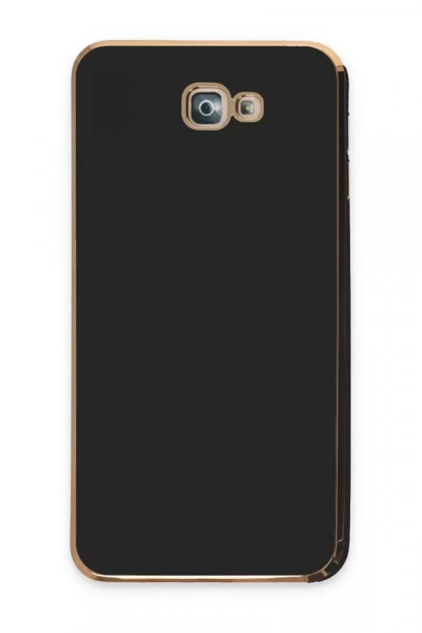 Samsung Galaxy J7 Prime Kılıf Volet Silikon - Siyah