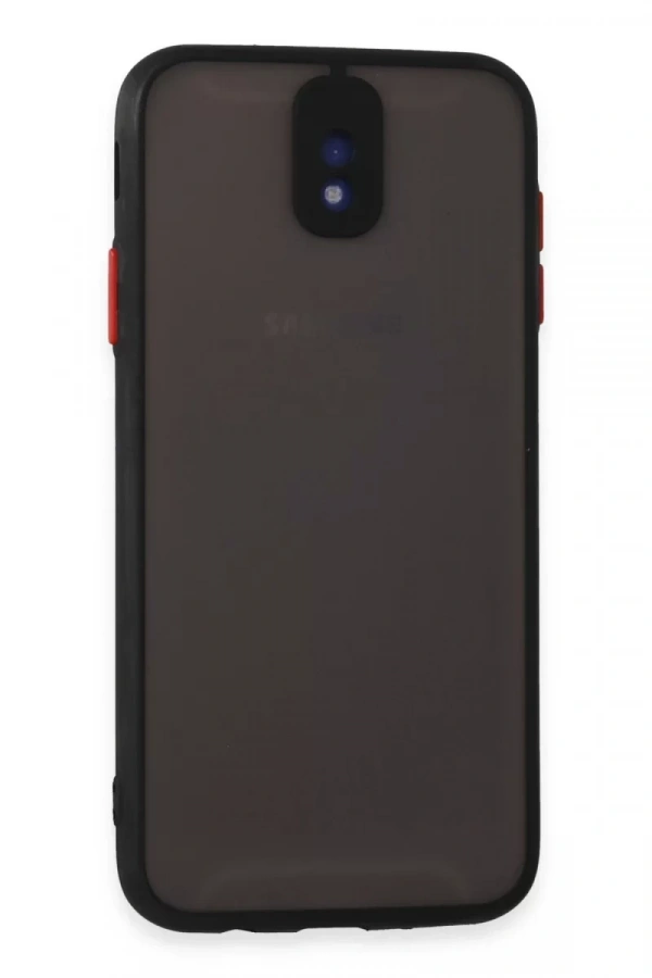 Samsung Galaxy J7 Pro / J730 Kılıf Montreal Silikon Kapak - Siyah