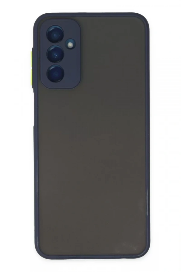 Samsung Galaxy M13 Kılıf Montreal Silikon Kapak - Lacivert