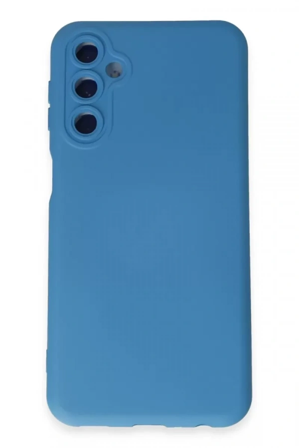 Samsung Galaxy M14 5G Kılıf Nano içi Kadife Silikon - Mavi