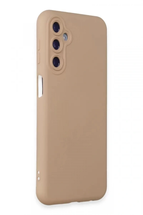 Samsung Galaxy M14 5G Kılıf Nano içi Kadife Silikon - Pudra