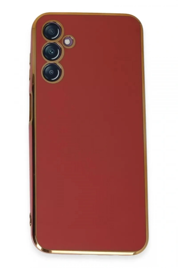 Samsung Galaxy M14 5G Kılıf Volet Silikon - Kırmızı
