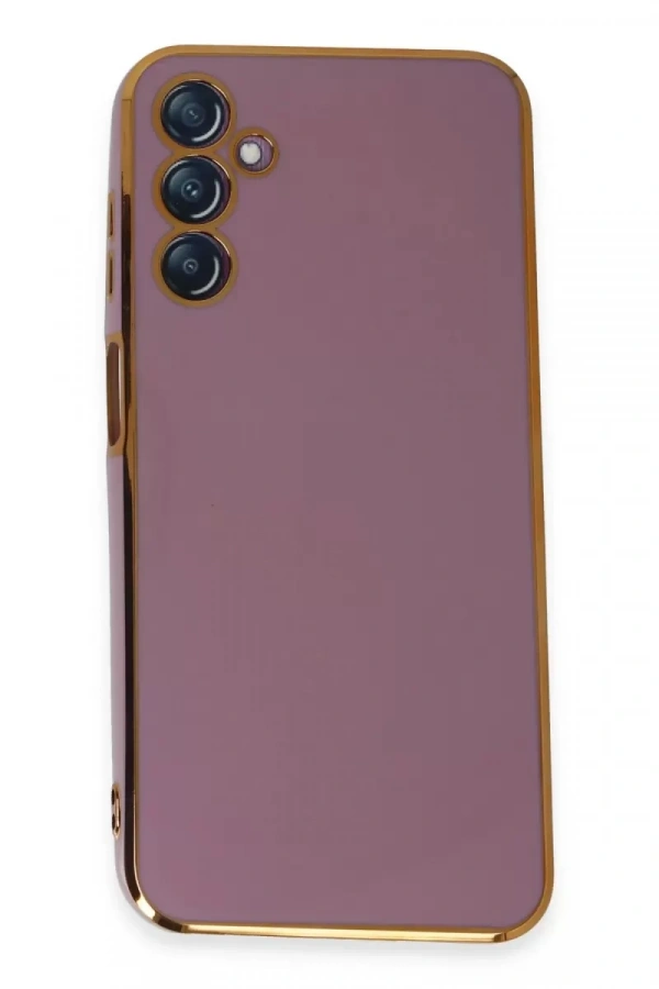 Samsung Galaxy M14 5G Kılıf Volet Silikon - Mor