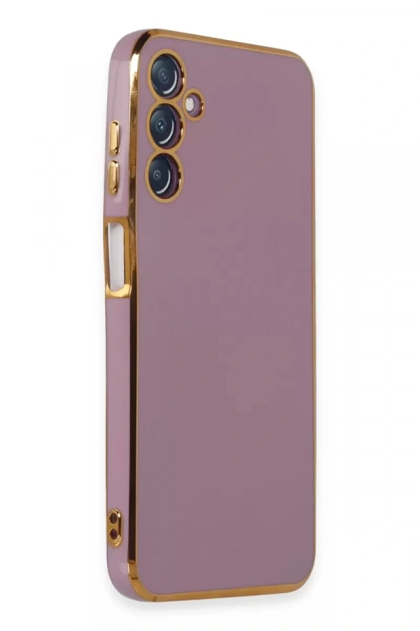 Samsung Galaxy M14 5G Kılıf Volet Silikon - Mor