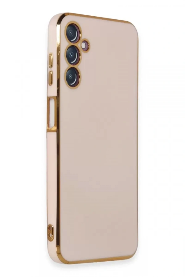 Samsung Galaxy M14 5G Kılıf Volet Silikon - Pembe