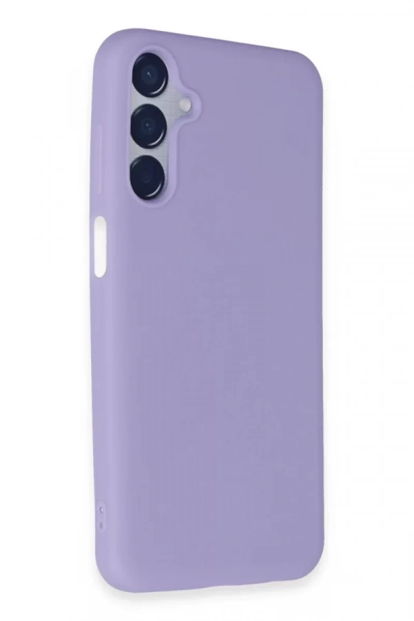 Samsung Galaxy M15 Kılıf First Silikon - Lila