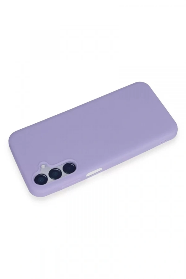 Samsung Galaxy M15 Kılıf First Silikon - Lila