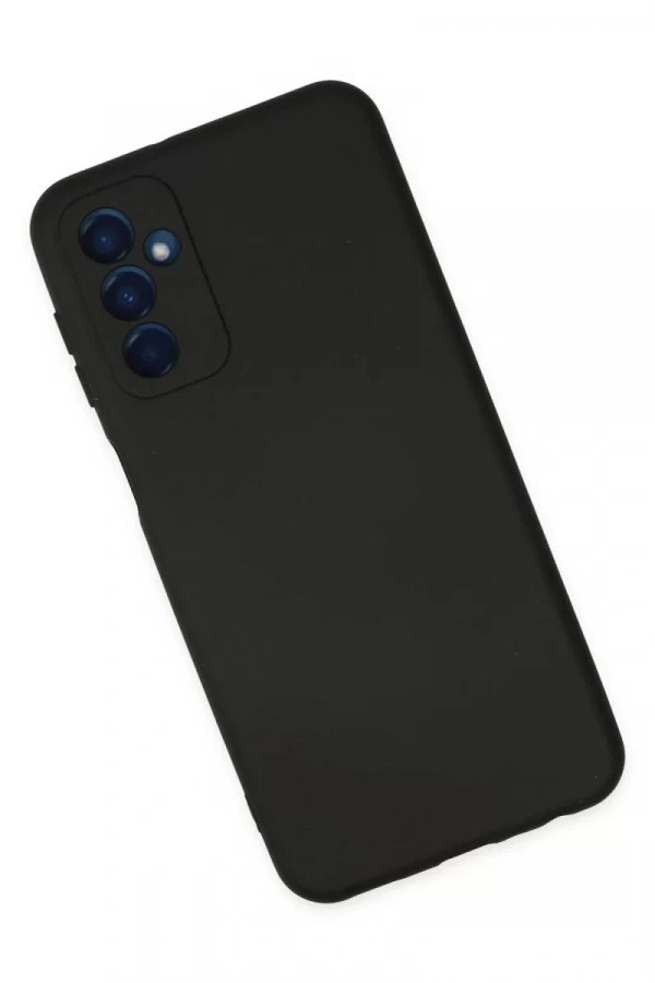 Samsung Galaxy M23 Kılıf Nano içi Kadife Silikon - Siyah