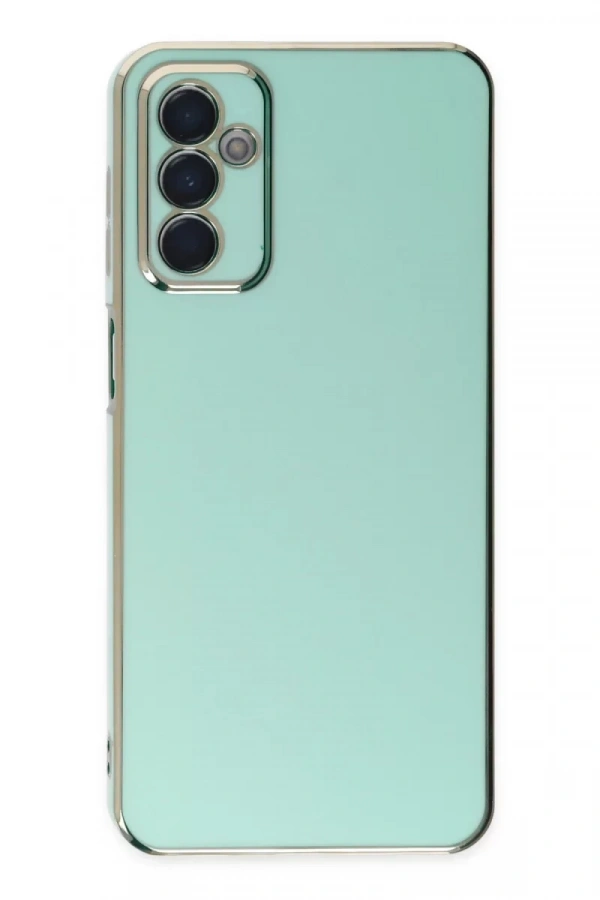 Samsung Galaxy M23 Kılıf Volet Silikon - Açık Yeşil