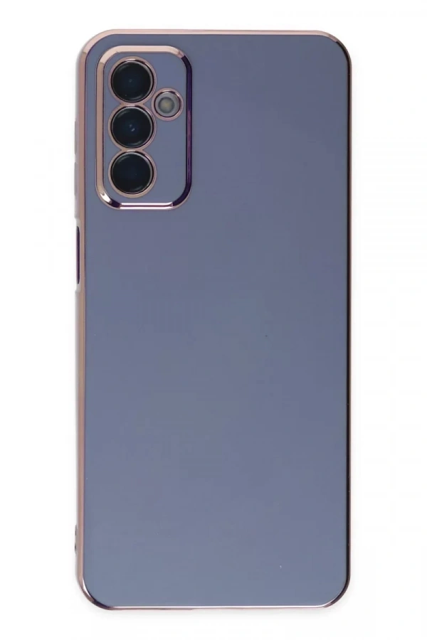 Samsung Galaxy M23 Kılıf Volet Silikon - Mavi